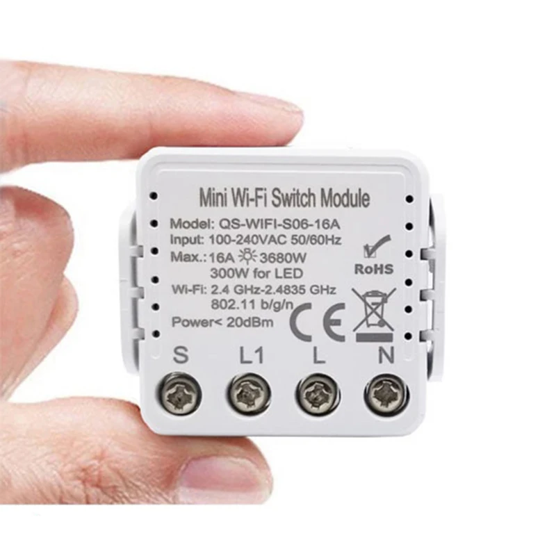 3/5/8PCS בית חכם אלחוטי מתג שליטה קולית תזמון Wifi Tuya חכם להחליף 100-250v Ac פונקציית הספירה לאחור Wifi שקע - 2