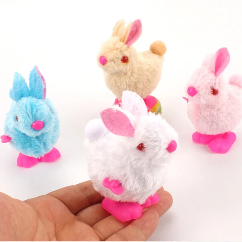 שעון ארנב בעלי חיים קטיפה בובת ארנב צעצועים קריקטורה לקפוץ ארנב ילדים בסופו צעצועים לתינוקות צעצועים חינוכיים לילדים מתנות - 2