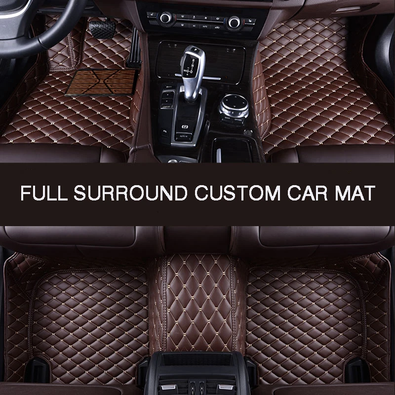 HLFNTF סוראונד מכונית אישית שטיח הרצפה עבור פיג ' ו 308 2012-2015 חלקי רכב אביזרי רכב רכב הפנים - 2