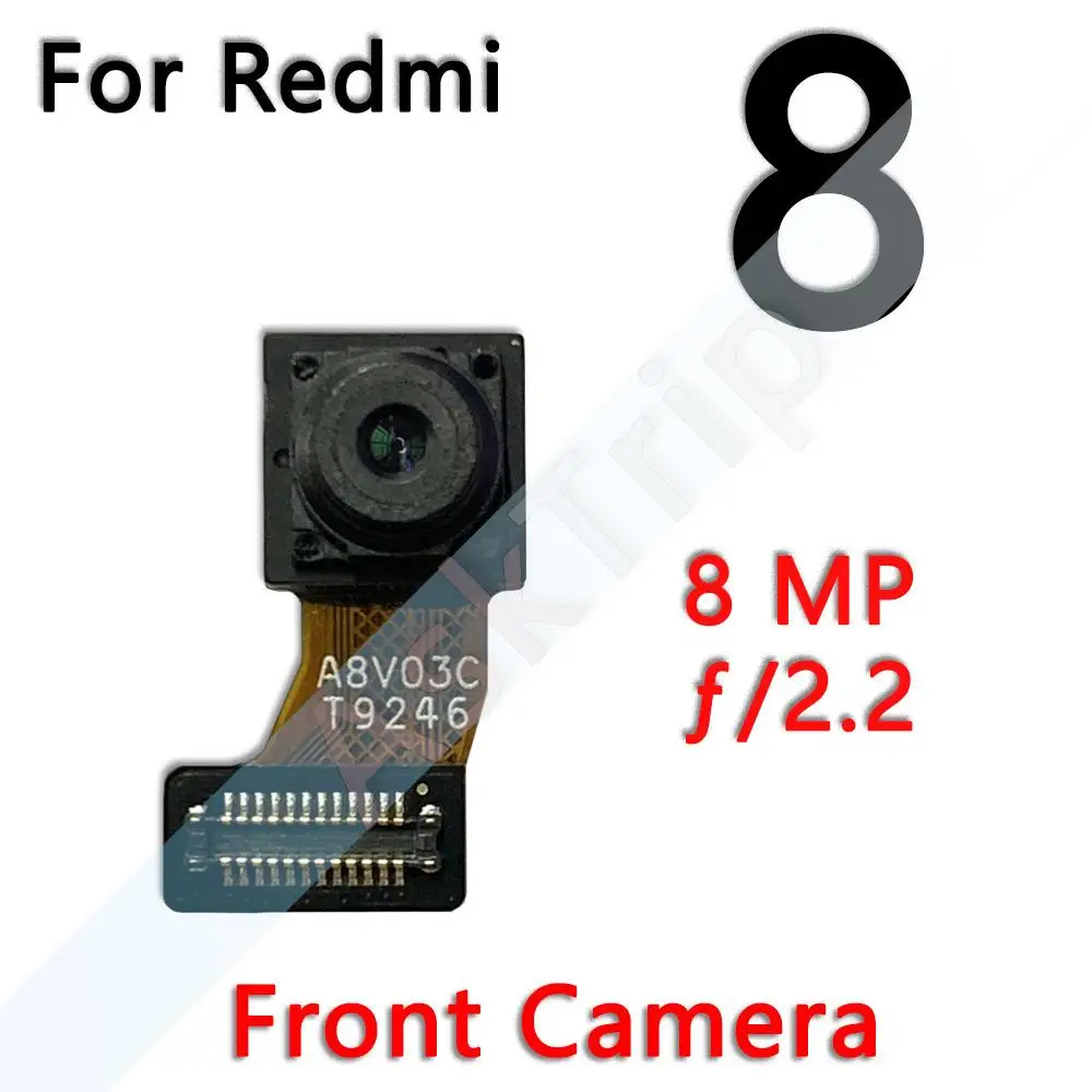 המקורי קטן, מצלמה קדמית להגמיש עבור Xiaomi Redmi הערה 8 8A Note8 Pro Plus מאקרו עומק רחב העיקרית גדול בחזרה מצלמה אחורית להגמיש כבלים - 2