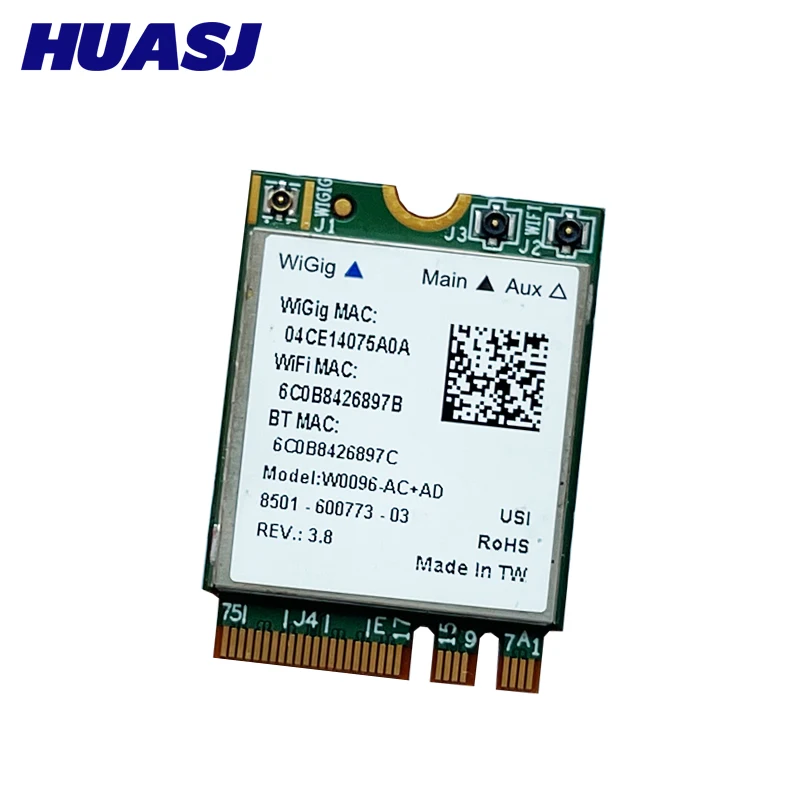 HUASJ Atheros QCA9008-TBD1 אלחוטי AC+AD BT 4.1 WIFI מודול 2.4 G/5G Dual Band WIFI כרטיס 867Mbps - 2