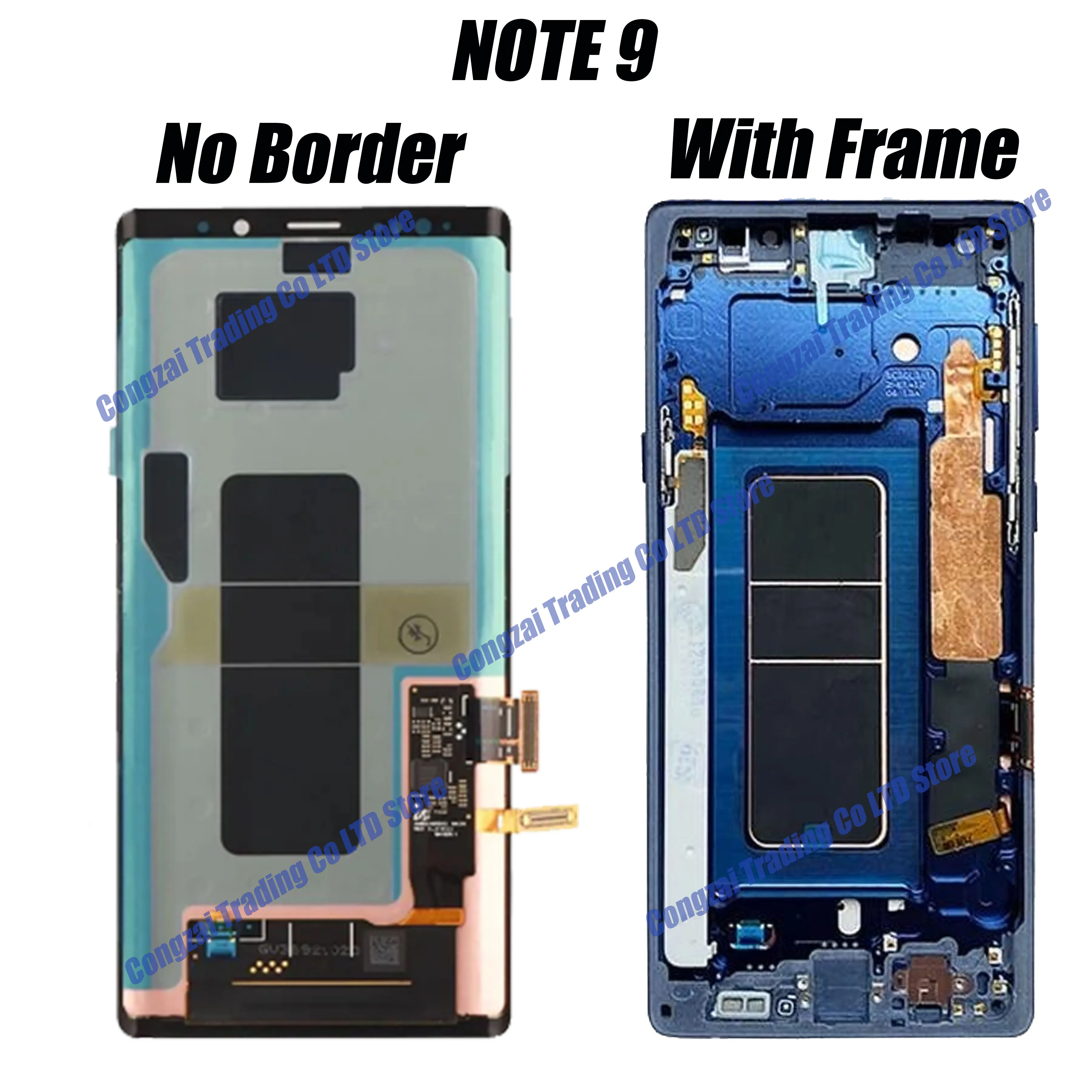 מקורי 6.4 סופר סופר סופר AMOLED עבור Samsung Galaxy Note9 הערה 9 תצוגה מסך מגע דיגיטלית הרכבה N9600 N960F LCD - 2