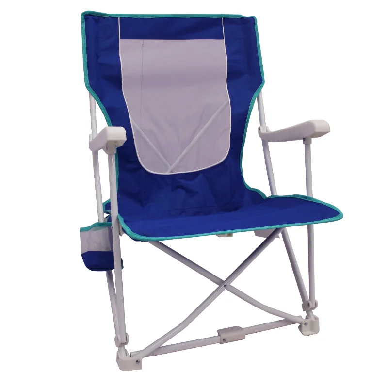 2-Pack מעמודי התווך קיפול קשה הזרוע תיק החוף כיסא לשאת את התיק, כחול - 2