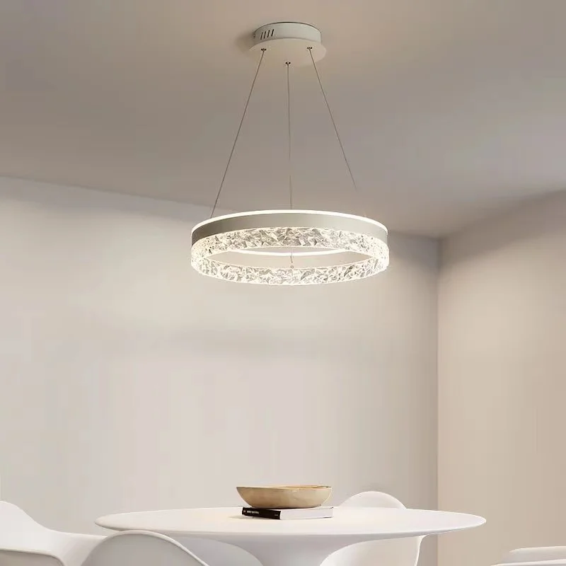 מודרנית, מינימליזם LED נברשת תאורה ביתית קריסטל טבעת תקרה נברשת סלון, חדר השינה, חדר האוכל תאורה chandeli - 2