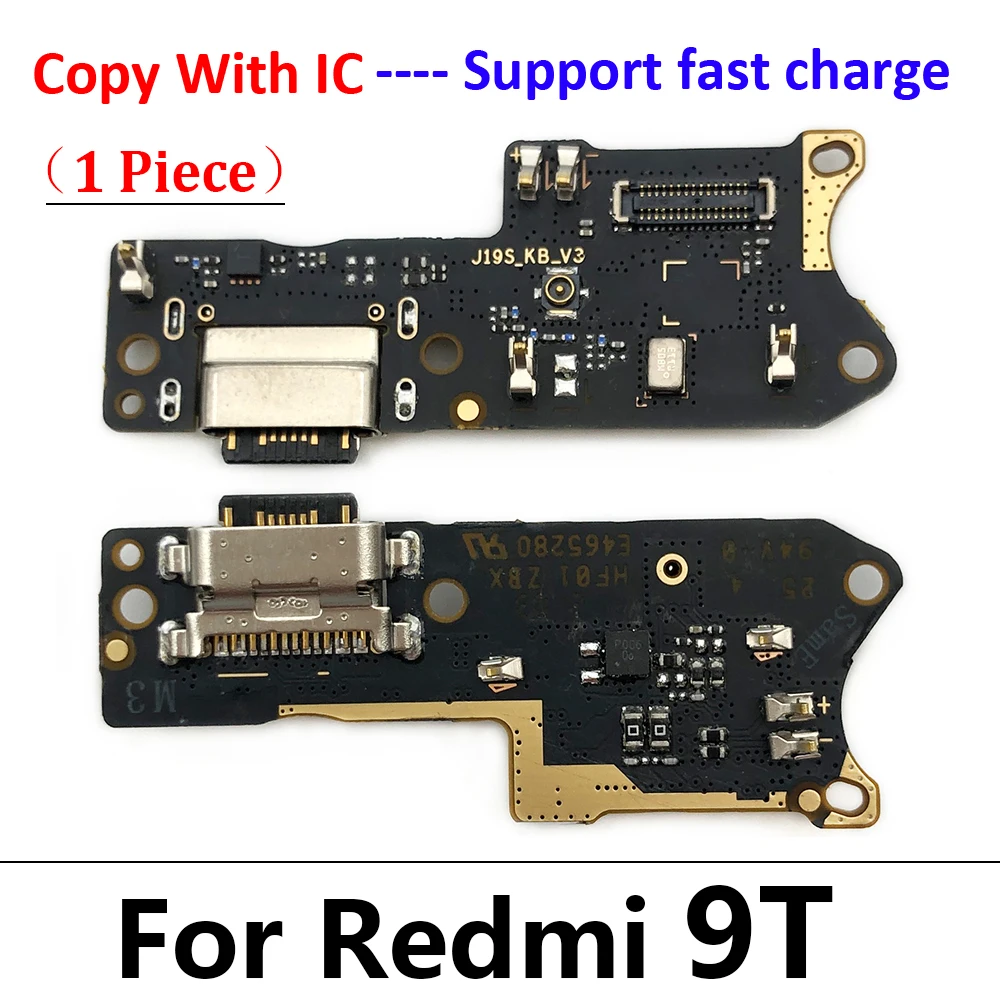 10Pcs מטען USB מחבר מזח נמל הטעינה המיקרופון להגמיש כבלים עבור Xiaomi Redmi 9 9C 9A 9T 8 8A 10 10 ראש 10A - 2