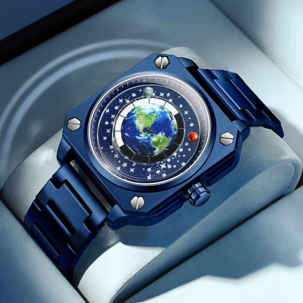 2023 העיצוב החדש זהב קוורץ שעונים Mens העליון מותג יוקרה מלא פלדה עסקים Mens שעונים עמיד למים שעוני יד רלו גבר - 2