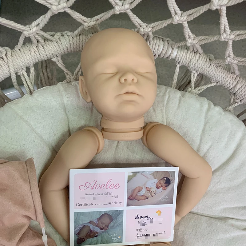 20Inch Avelee מחדש הבובה ערכת מציאותי ישן התינוק מגע אמיתי DIY התינוק נולד מחדש צבוע ריק בובה טיפה קניות - 2