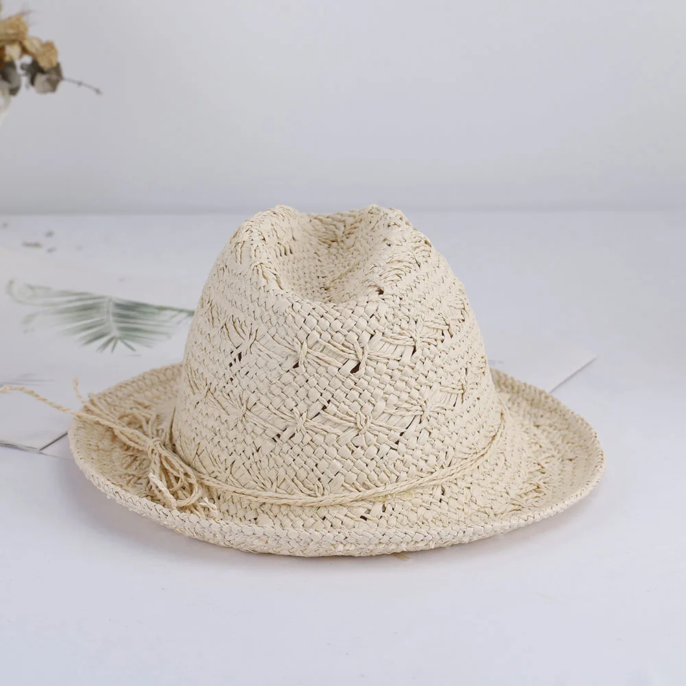חדש פדורה כובעי נשים של השמש בקיץ כובע כובע קש כובע דלי גולף כובע נשים הגנת uv סולארית כובע החוף כובעים לנשים - 2
