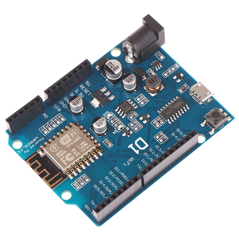 ESP-12E WiFi פיתוח לוח מבוסס WeMos D1 UNO R3 CH340 CH340G ESP8266 מגן חכם אלקטרוניים PCB עבור תואם Arduino IDE - 3