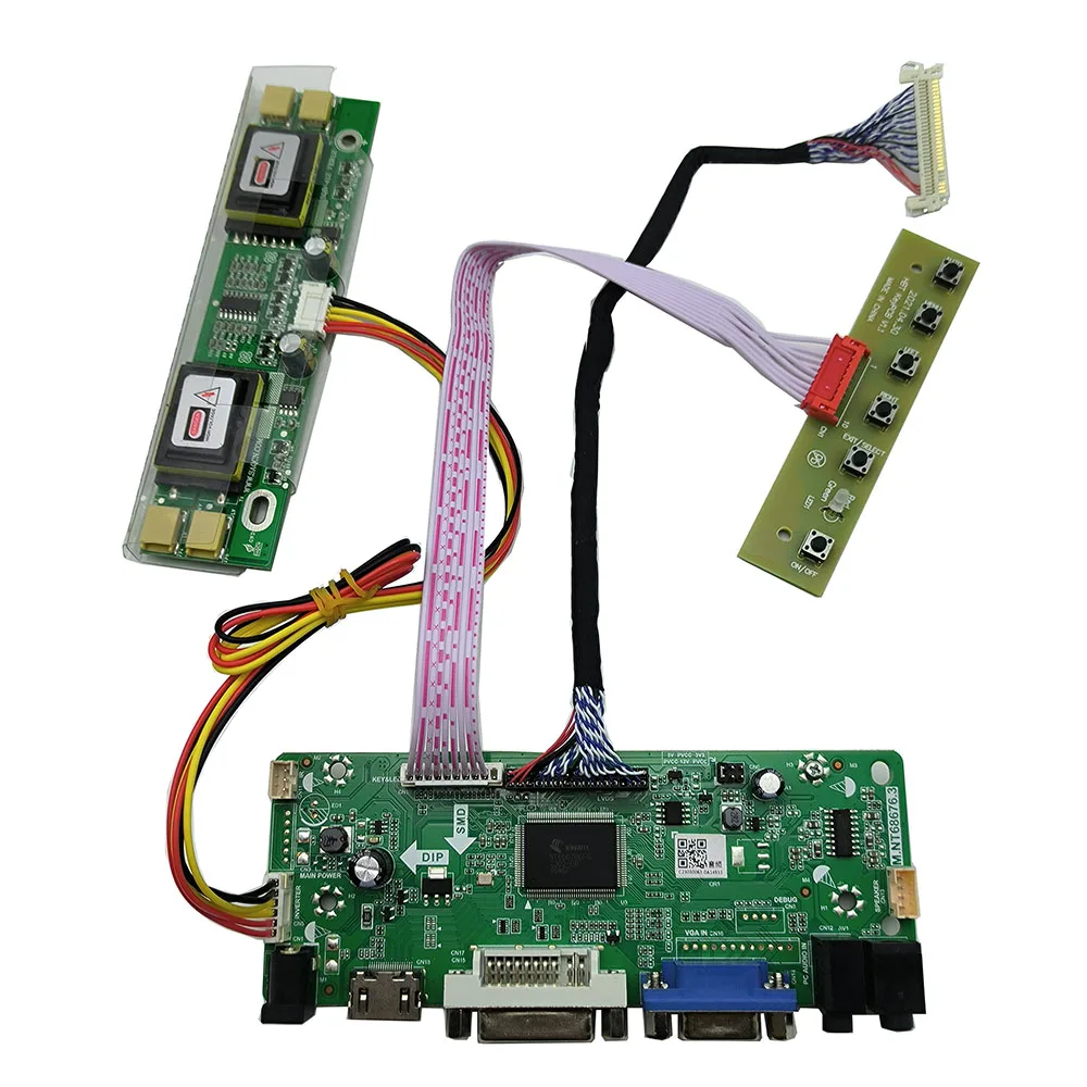 מ. NT68676 לוח הערכה על M190A1-L0A M190A1-L02 M190A1-L05 HDMI+DVI+VGA LCD מסך LED בקר הלוח הנהג. - 3