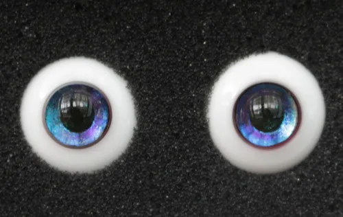 BJD בובה עיניים מתאים 12mm 14mm16mm18mm עם קטן איריס גודל זכוכית צבעונית בובה העיניים אביזרים - 3