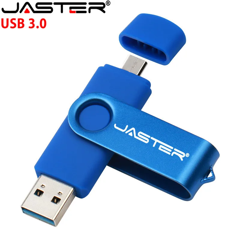 ג ' סטר USB 3.0 הלקוח לוגו OTG USB כונן פלאש 4GB 8GB 16GB 32GB 64GB 128GB pendrive עבור אנדרואיד טלפון חכם מתכת OTG - 3