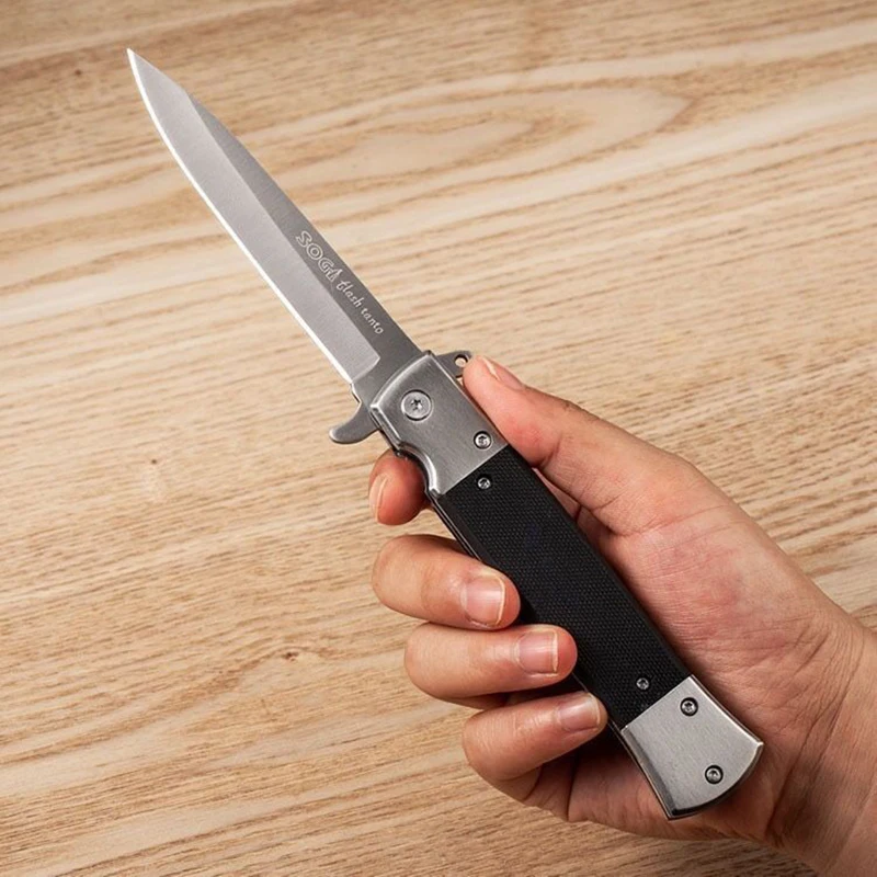 חיצוני רב תכליתי קשיות גבוהה, אולר SOG צבאי שוויצרי סכין מיני נייד סכין ההישרדות בטבע הסכין - 3