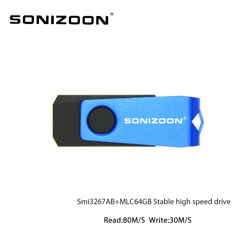 SONIZOON מהיר ויציב כונן הבזק מסוג USB 3.0 10pcs/הרבה 32GB/64GB/128GB כונן עט חבילת לשימוש אישי/סיטונאי U דיסק флешка - 3