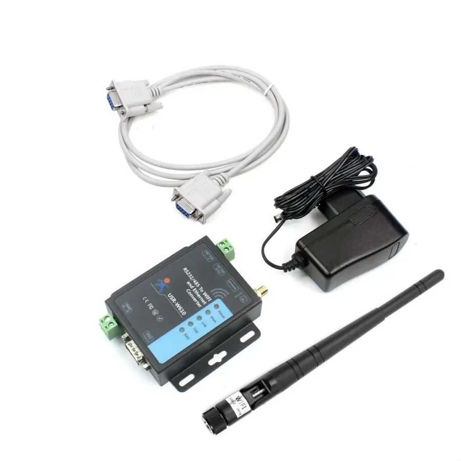 USR-W610 RS232/485 ל-WiFi Ethernet ממיר תומך במספר רשתות מצב יציאת RJ45 Wifi סדרתי שרת Modbus RTU TCP - 3