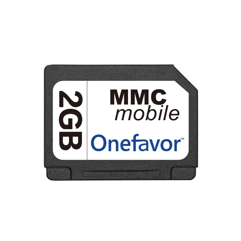 Onefavor RS MMC כרטיס 13pin שורה כפולה MMC כרטיס זיכרון 128MB 256MB 512MB 1GB 2GB MultiMediaCard RS-MMC - 3