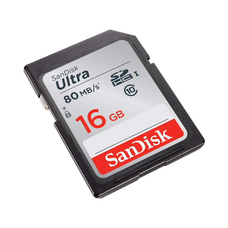 כרטיס זכרון SanDisk Ultra SDHC כרטיס SD 16GB C10 80MB/s מהירות קריאה UHS-אני Full HD מצלמה מצלמת וידאו (SDSDUNC-016G-ZN6IN) - 3