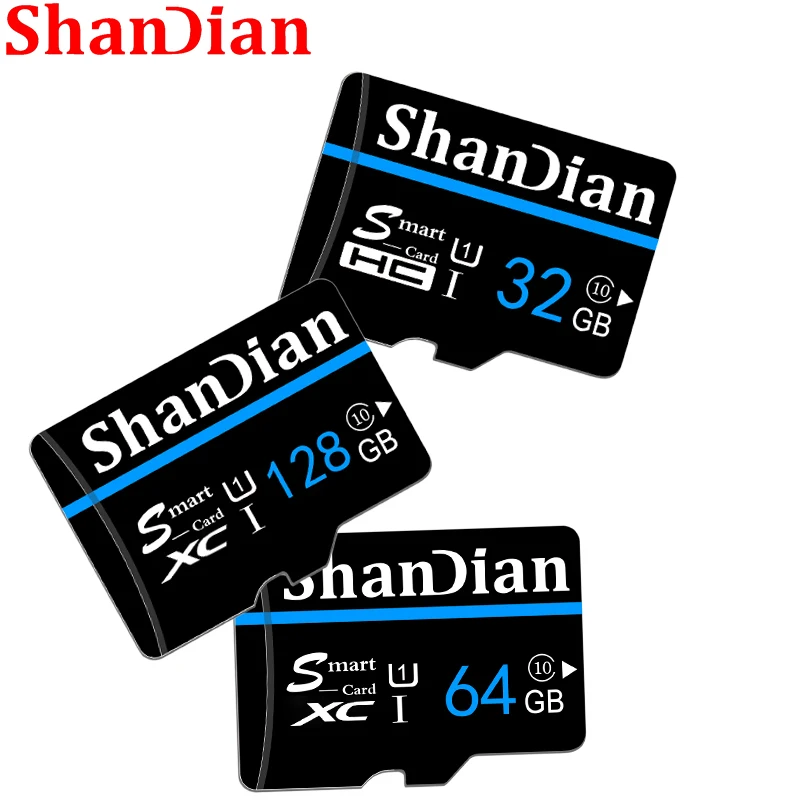 ShanDian זיכרון כרטיס חכם כרטיס sd 32gb class 10 32GB 64GB 16GB 8GB tf כרטיס Smartsd עט כונן זיכרון פלאש בדיסק עבור טלפון חכם - 3