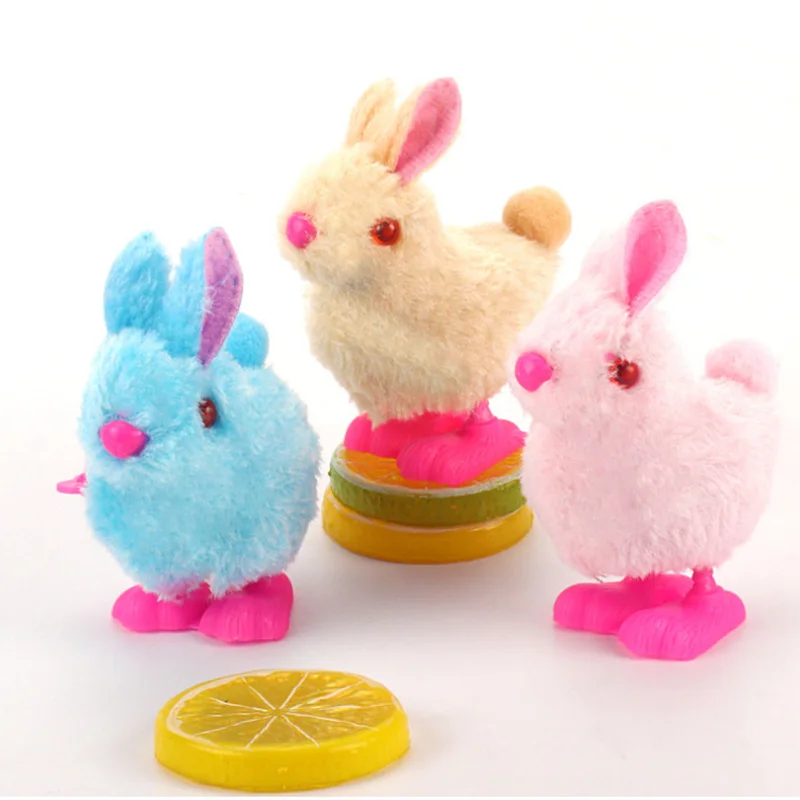 שעון ארנב בעלי חיים קטיפה בובת ארנב צעצועים קריקטורה לקפוץ ארנב ילדים בסופו צעצועים לתינוקות צעצועים חינוכיים לילדים מתנות - 3