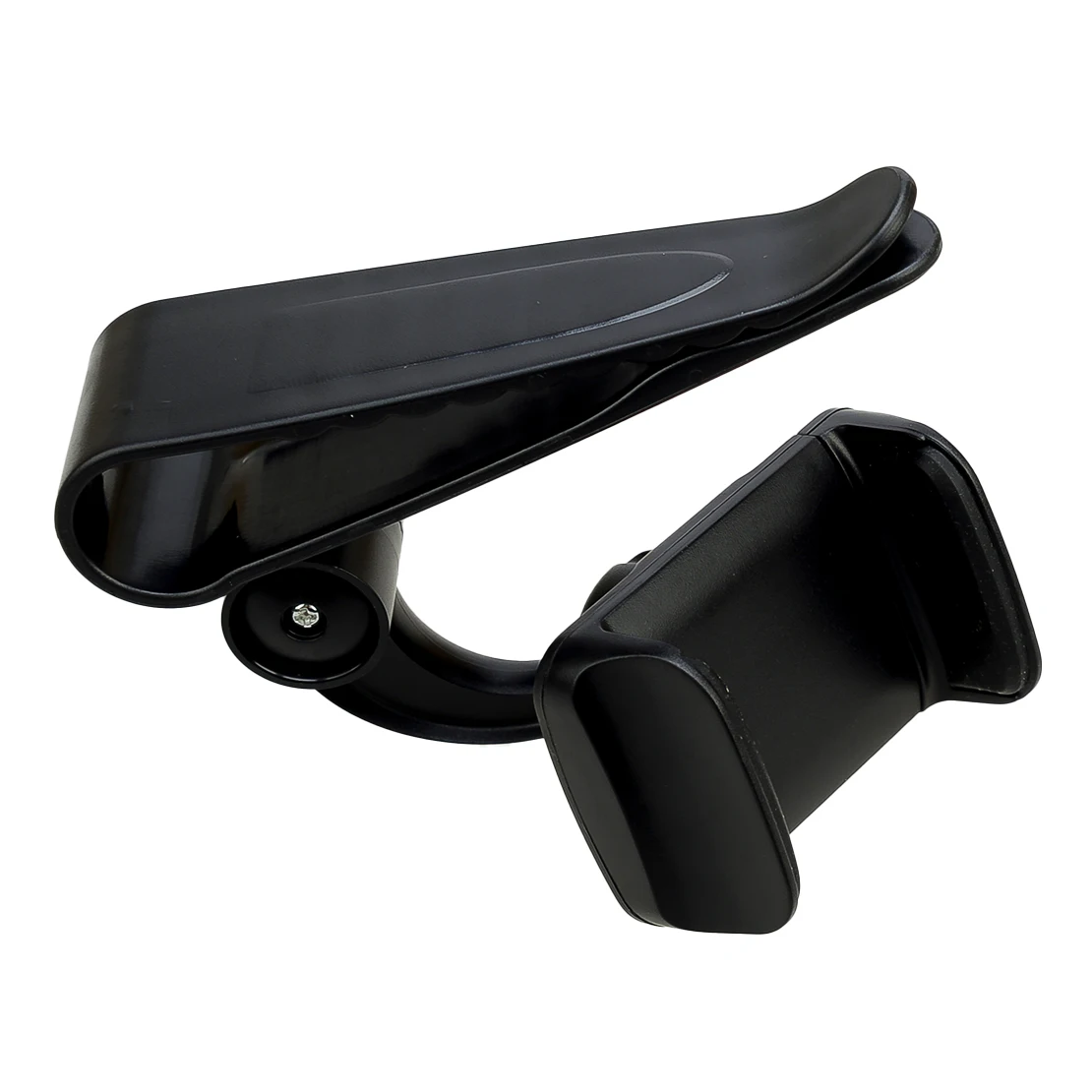אוניברסלי שחור 360° Rotatable המכונית מגן השמש הטלפון הר מחזיק עם קליפ פלסטיק ABS - 3