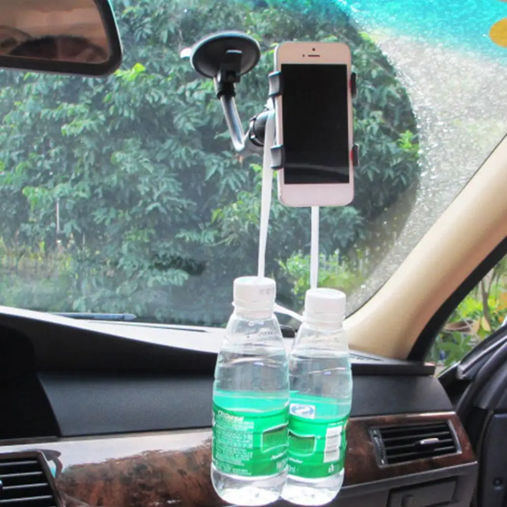 360° הטלפון מחזיק רכב מדרגי זכוכית כוס יניקה השולחן מסך תושבת לנייד לרכב GPS בעל אוטומטי חכם לעמוד גדולים E6O0 - 3