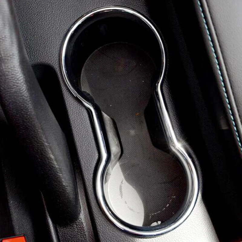 איכות גבוהה עבור שברולט טראקס 2014 2015 2016 חלקי הפנים המכונית מים כוס כיסוי הגנת לקצץ מעצב מדבקה - 3