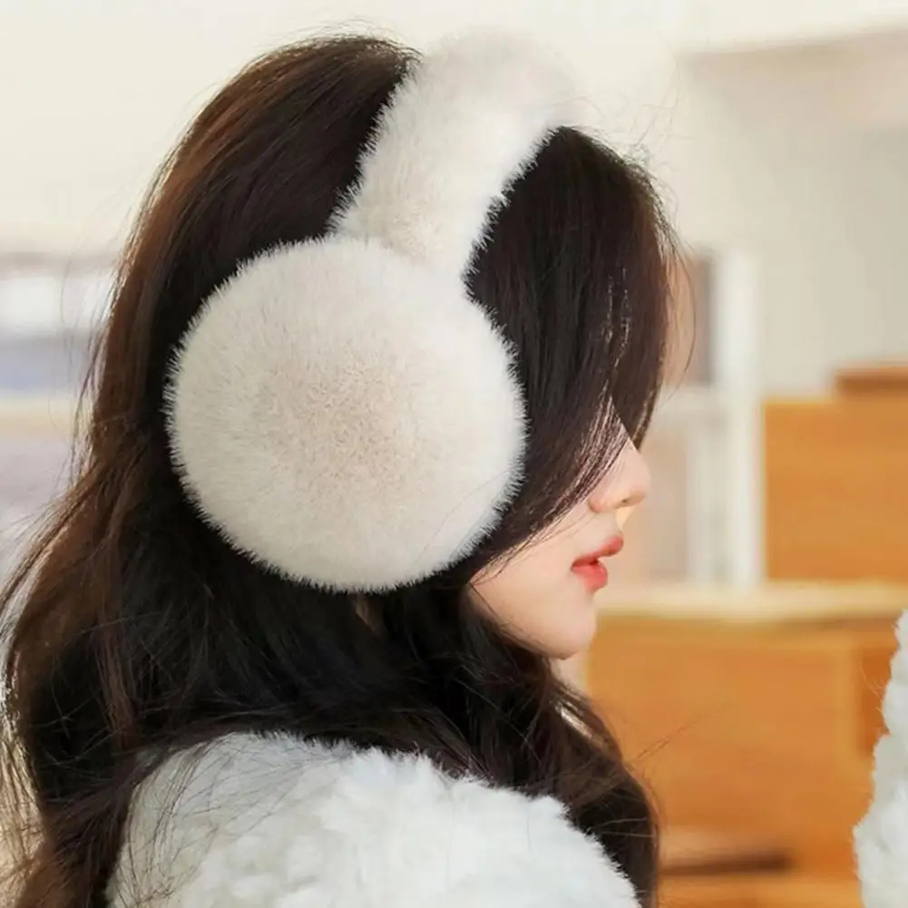 קטיפה רכה אוזן מחמם את החורף חם נשים גברים אופנה מוצק צבע Earflap חיצוני קר הגנה מחממי אוזניים כיסוי - 3