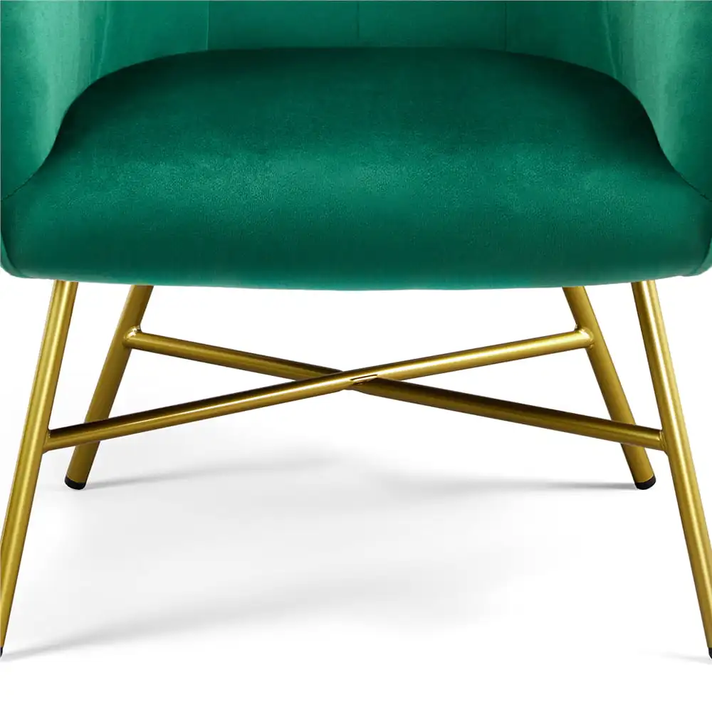 אלדן עיצוב קטיפה מועדון מבטא הכיסא, הירוק מבטא כסאות סלון כיסאות רהיטים עבור חדר השינה-ארה 