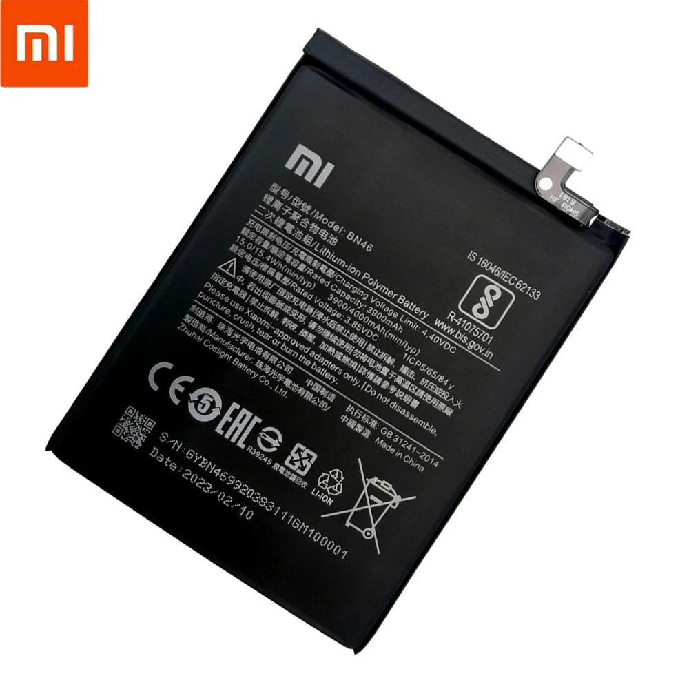 100% מקורי החלפת 4000mAh BN46 סוללה עבור Xiaomi Redmi 7 Note8 הערה 8 8T הסוללה של הטלפון Bateria Batterie AKKU כלים חינם - 3