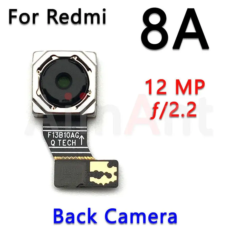 המקורי קטן, מצלמה קדמית להגמיש עבור Xiaomi Redmi הערה 8 8A Pro Plus מאקרו עומק רחב העיקרית גדול בחזרה מצלמה אחורית להגמיש כבלים - 3