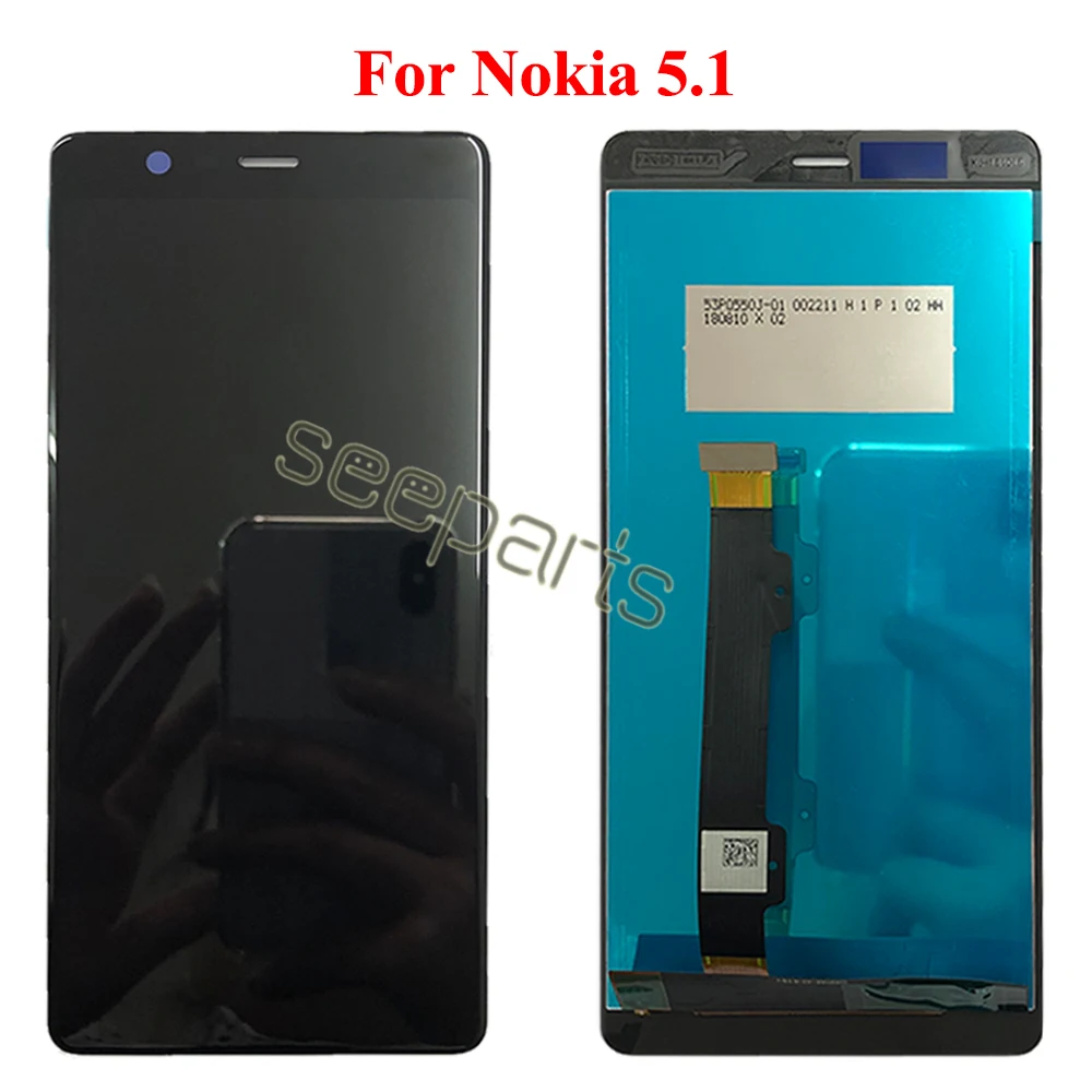 נבדק עובד על Nokia 5.1 פלוס תצוגת LCD עם מסך מגע דיגיטלית הרכבה 5 N5 תחליף Nokia 5.1 מסך תצוגה - 3