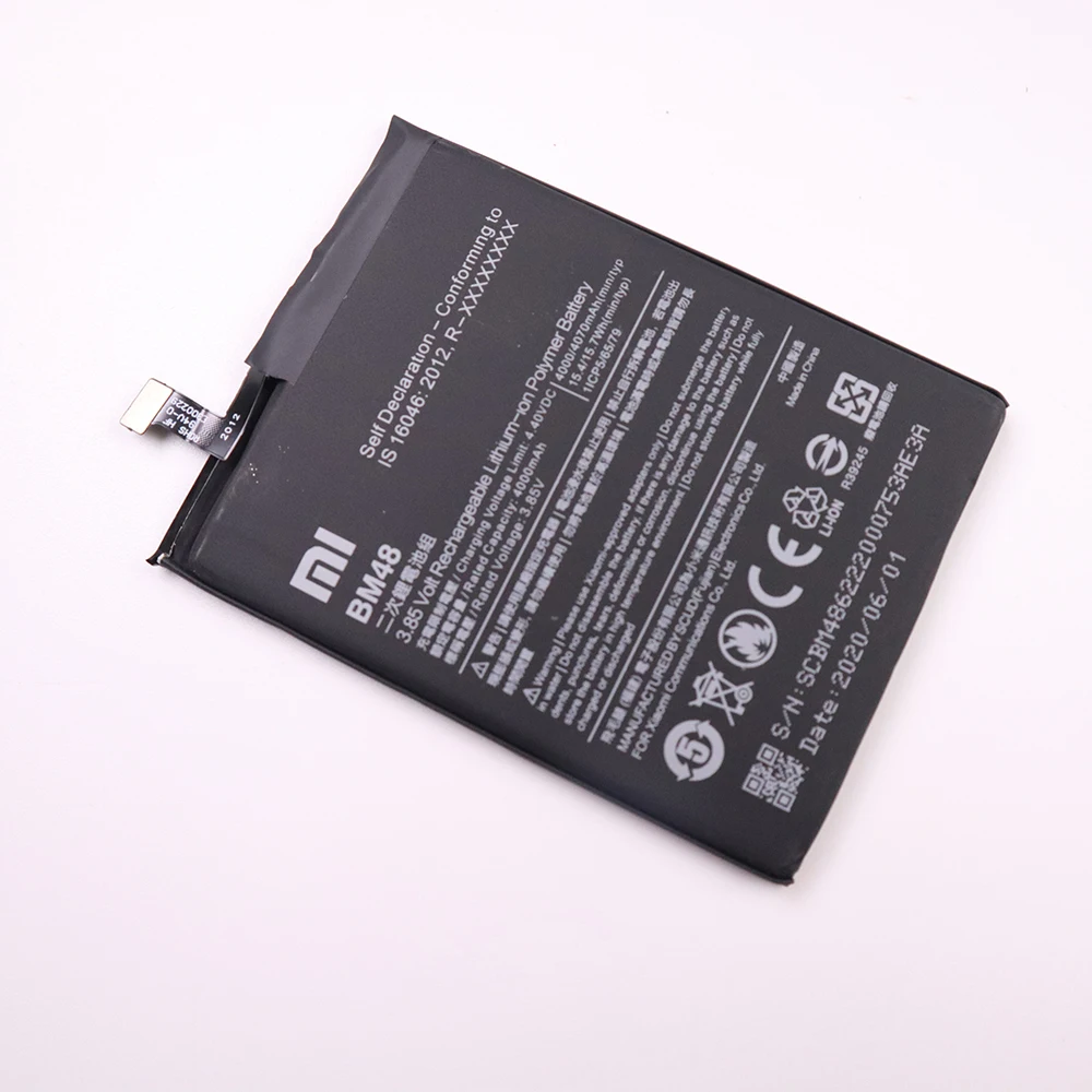 Xiaomi המקורי החלפת הסוללה BM48 4000mAh Xiaomi Mi Note 2 סוללות טלפון עם כלים בחינם - 3