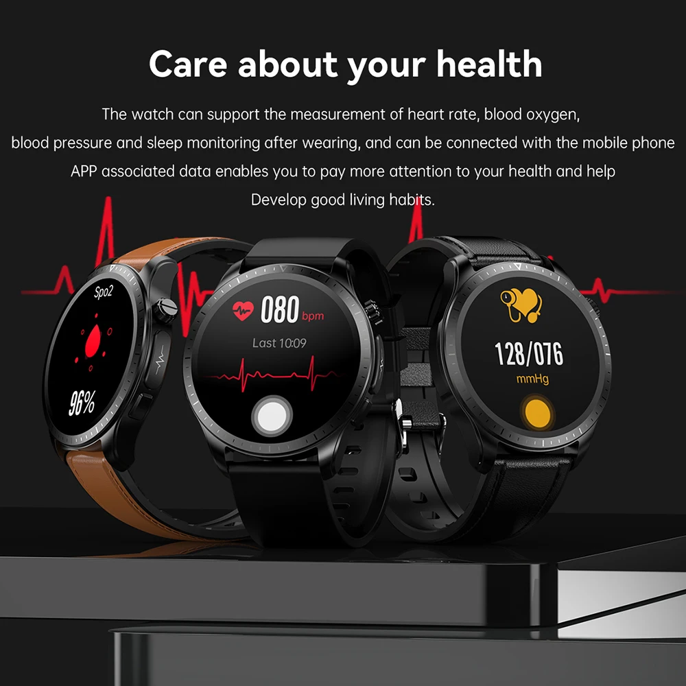 2023 חדש הגלוקוז בדם שעון חכם גברים א. ק. ג+PPG לחץ דם בריאות צג שעונים IP68, עמיד למים Smartwatch נשים Xiaomi - 3