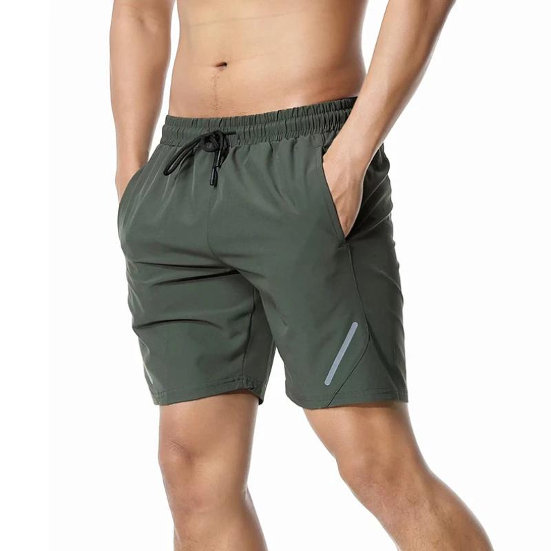 רגוע ספורט מכנסיים ייבוש מהיר ריצה לגברים כושר חמישה חלקים מכנסיים קצרים מכנסי טרנינג הקיץ 2023 מכנסי גברים אופנת רחוב - 3
