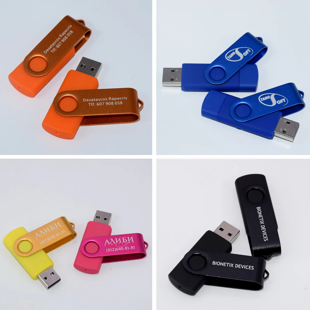 חינם מותאם לוגו 50pcs/lot Pendrive 128mb 2gb 4gb זיכרון צילום מתנות USB 2.0 פלאש כונן עט חינם משלוח מהיר - 3
