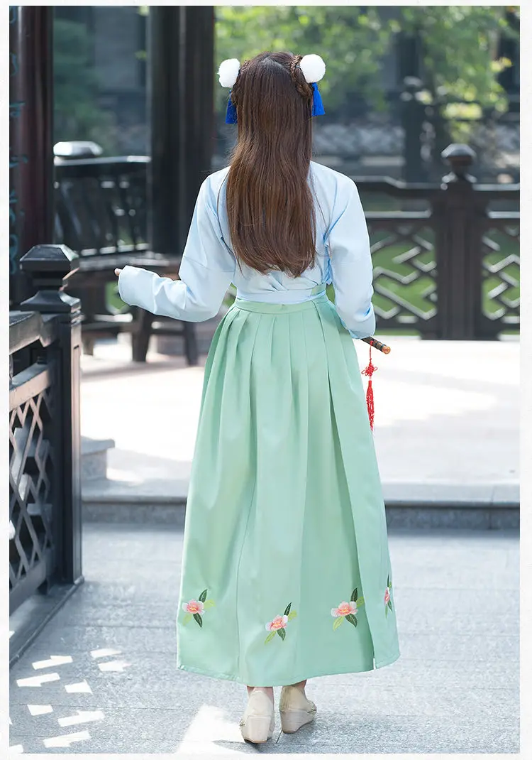 2020 חדש לנשים בנות סינית עתיקה מסורתית Hanfu נשים פיוז ' ן מודרני ההאנבוק הזה שושלת טאנג Consum השמלה - 3