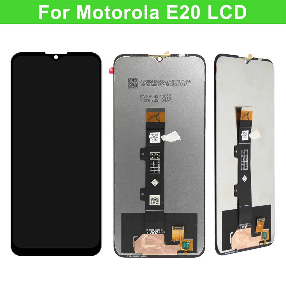 E20 מסך מקורי עבור Motorola Moto E20 XT2155 XT2155-1 XT2155-3 תצוגת LCD מסך מגע הרכבה הדיגיטציה חלקי חילוף - 4