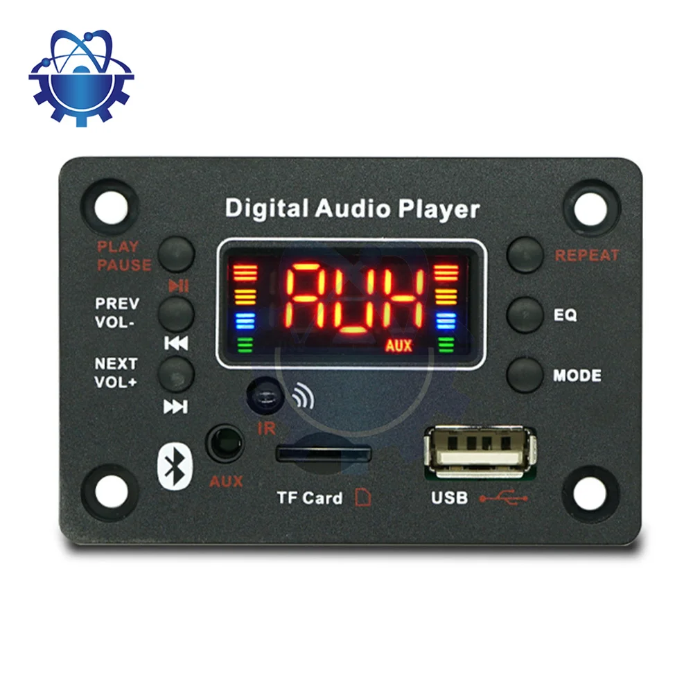 DC7-25V 2*40W 80W מגבר Bluetooth 5.0 מפענח MP3 לוח נגן MP3 12V רכב רדיו FM מודול TF USB AUX דיבורית שיחה הרשומה - 4