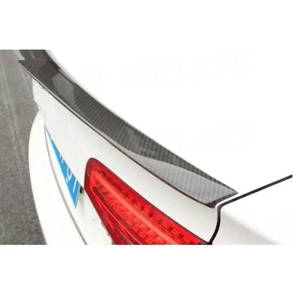 סיבי פחמן / FRP האחורי ספוילר אחורי תא המטען ברווז ספוילר האגף עבור אאודי A4 B8 B8.5 B9 סדאן 2009 - 2019 M4 בסגנון הרכב ספוילר - 4