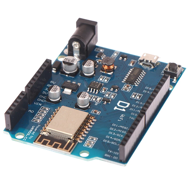 ESP-12E WiFi פיתוח לוח מבוסס WeMos D1 UNO R3 CH340 CH340G ESP8266 מגן חכם אלקטרוניים PCB עבור תואם Arduino IDE - 4
