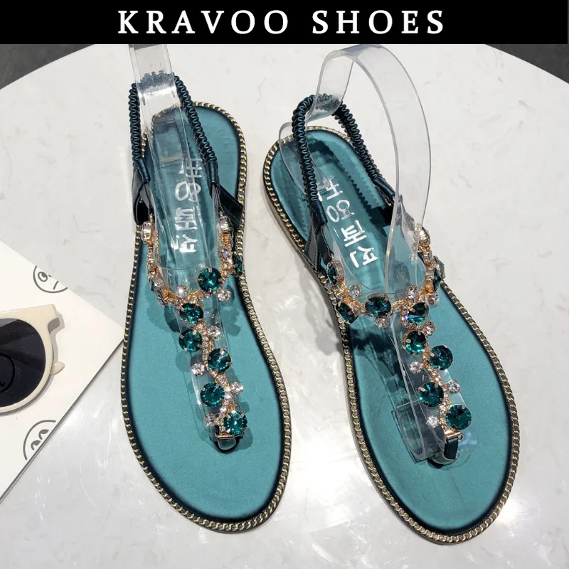 KRAVOO אופנה נשים סנדלים מותרות נשים נעלי מעצבים חוף סנדלי פלטפורמת נעלי נשים האור לנשימה נעלי הרומית - 4