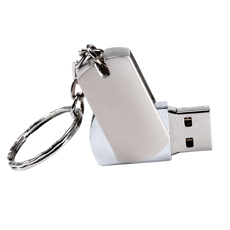 מתנות עסקיות מתכת USB 2.0 כונן פלאש חינם מותאם אישית לוגו כונן עט כסף אמיתי קיבולת זיכרון 64GB/32GB/16GB/8GB דיסק U - 4