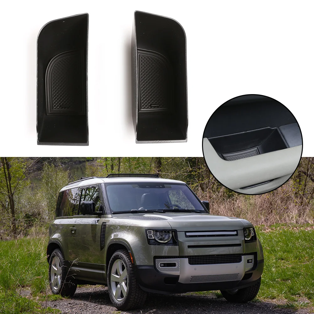 תיבת אחסון ABS אביזרים Blcak דלת המכונית חוזק גבוה מכירה חמה הפנים לקצץ טלפון מגש באיכות גבוהה מעשית - 4