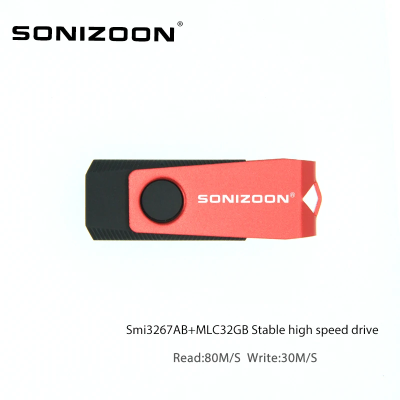 SONIZOON מהיר ויציב כונן הבזק מסוג USB 3.0 10pcs/הרבה 32GB/64GB/128GB כונן עט חבילת לשימוש אישי/סיטונאי U דיסק флешка - 4