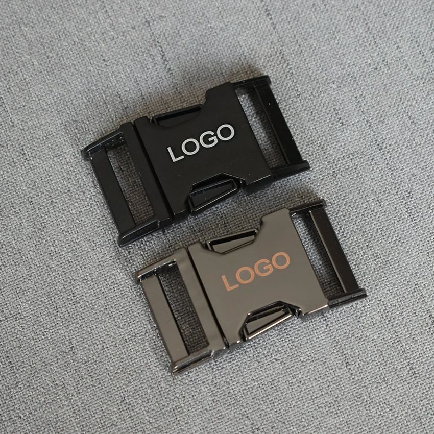 לוגו 100 יח ' מתכת צד לשחרר את האבזמים Pack עבור 20mm אנו מציעים חינם אותיות שירות DIY אביזרים-שבע colores - 4