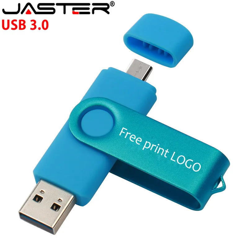 ג ' סטר OTG USB 3.0 כונן פלאש 128gb מהירות גבוהה עט 64gb 32gb 16gb 8gb זיכרון (מעל 10pcs חינם לוגו) - 4