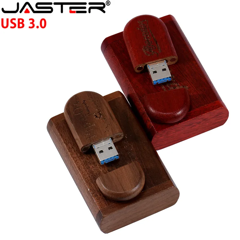ג ' סטר עץ 2-in-1 להחלפה ממשק USB 3.0 PC, אנדרואיד פלאש usb pendrive 4GB עד 128GB מותאם אישית לוגו עט כונן - 4