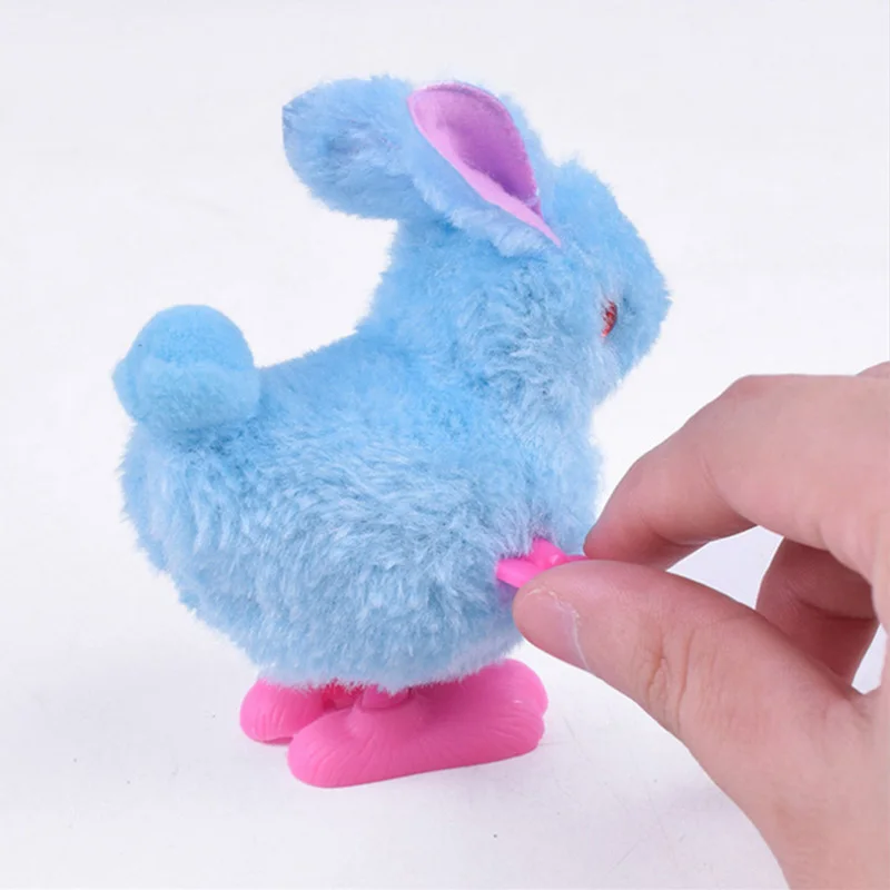 שעון ארנב בעלי חיים קטיפה בובת ארנב צעצועים קריקטורה לקפוץ ארנב ילדים בסופו צעצועים לתינוקות צעצועים חינוכיים לילדים מתנות - 4