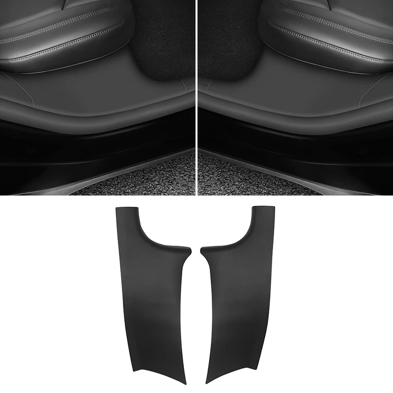 הדלת אדן מגן שפשוף לוחית הכיסוי לקצץ מדבקה לדלת הפנימית אדן כיסוי עבור טסלה מודל Y ModelY 2021 2022 2023 אביזרי רכב - 4