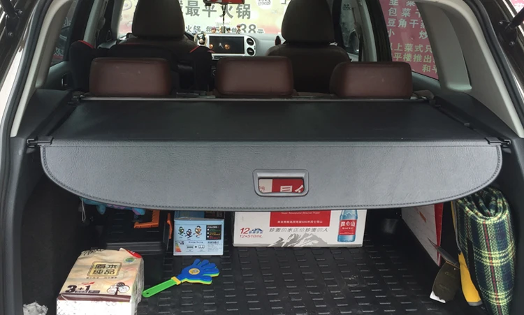 עבור ג ' יפ מצפן 2013-2016 אביזרי רכב אלומיניום+בד המטען האחורי כיסוי הפרטיות המטען מסך מגן אבטחה צל - 4